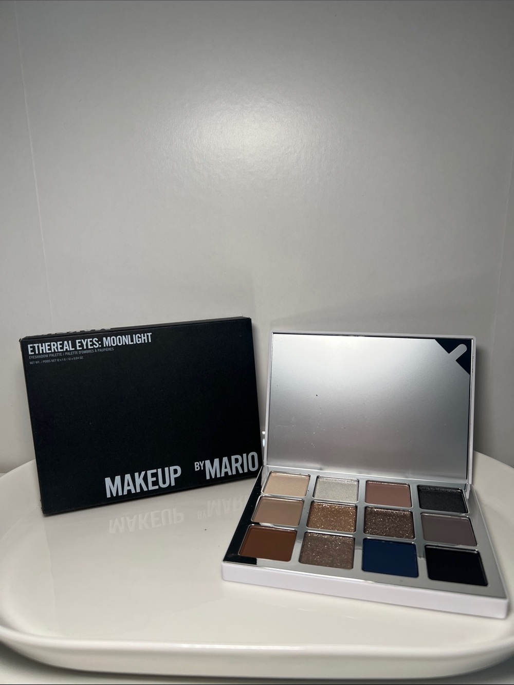 Makeup By Mario Ethereal Eyes Moonlight Palette - Brown, Tan, Navy, Black, Cream